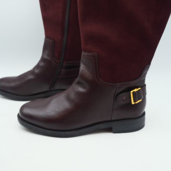 NEW Franco Sarto Women's 8.5 Merina Knee High Boot WIDE CALF Castagno Brown - Picture 4 of 13